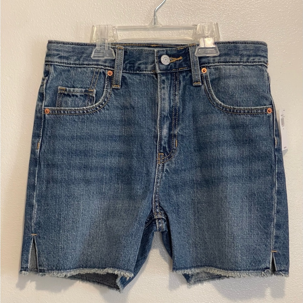 Old Navy Girls Dark Blue Denim Cutoff Shorts NWT